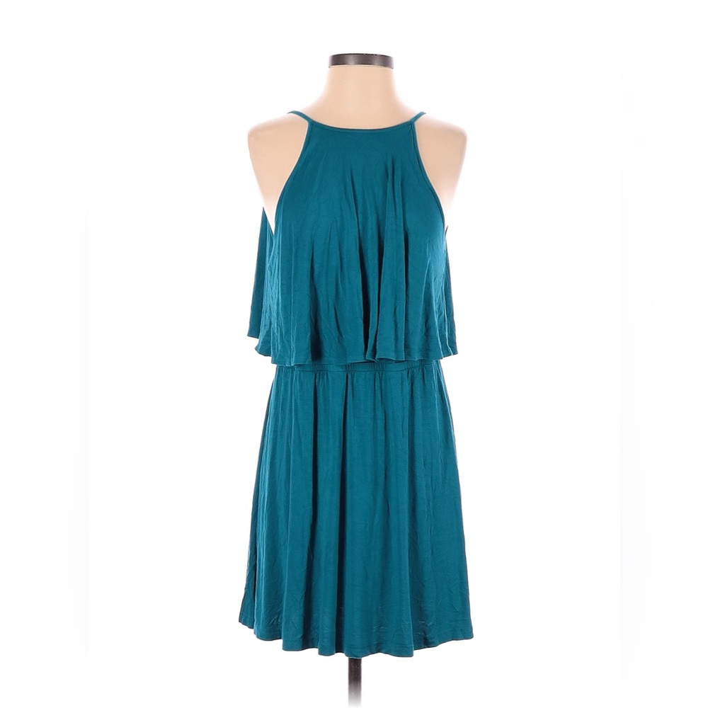 American eagle teal women’s dress size small - tiered dress casual